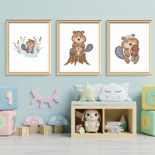 downloadable otter wall décor