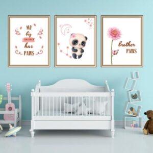 downloadable panda wall art