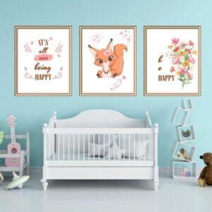 downloadable squirrel wall art