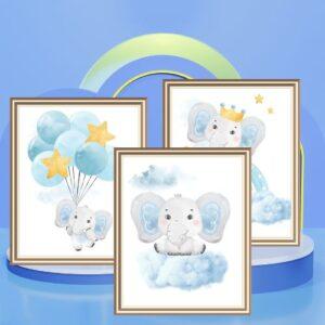 elephant nursery art