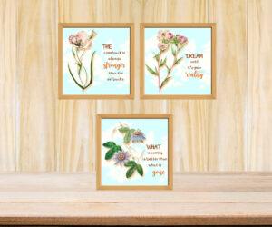 flower wall prints