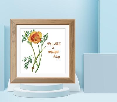 framed flower art prints for living room