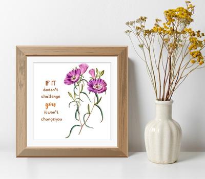 lavender flower wall art design