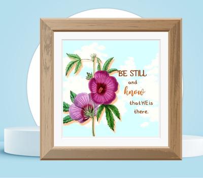 lively flower wall decoration