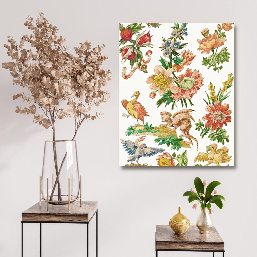 nature prints wall art for hall way