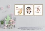 penguin wall art set