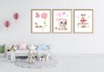 polar bear wall art set