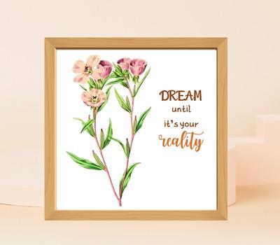 pretty flower wall décor prints