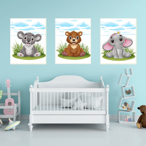 printable animal wall décor