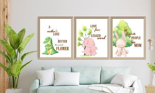 printable baby and mom prints