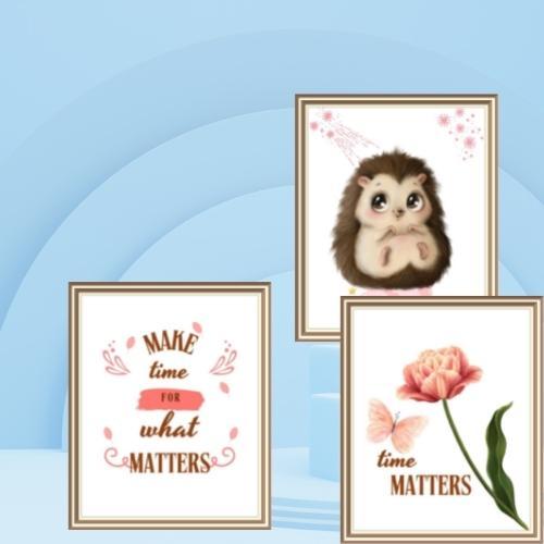 printable baby hedgehog wall art