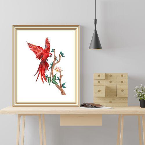 printable bird wall art