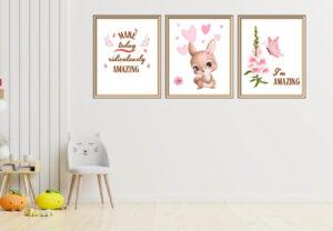 printable bunny wall art prints