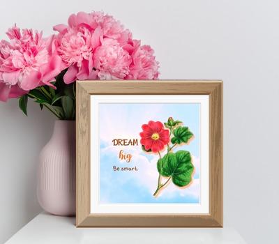 printable elegant floral wall art