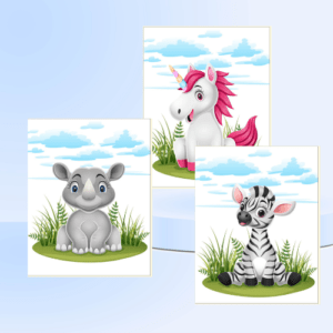 printable friends in the wild