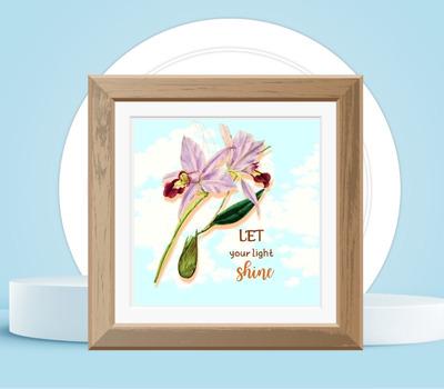 radiant flower wall decoration