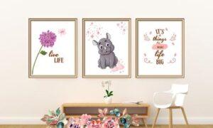 rhino wall art