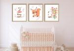 squirrel wall art set