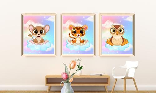 Little Wonders Wall Art set of 3