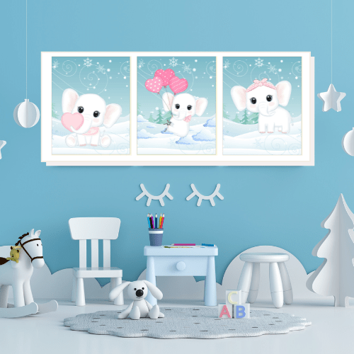 downloadable adorable baby elephant art