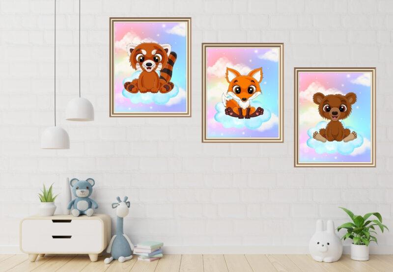 downloadable eccentric nursery wall art