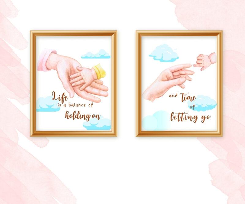 dreamy and ethereal art set of 2