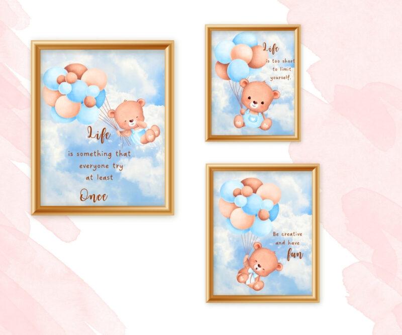 heaven sent wall art set of 3