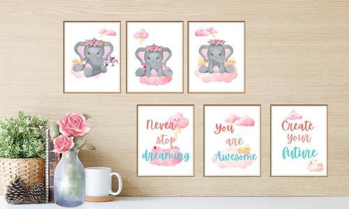 little peanut wall art set of 6