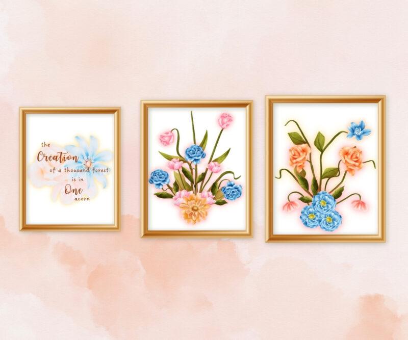 nature's beauty wall art set