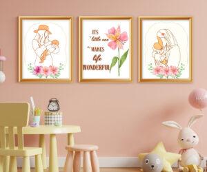 precious moments art prints set