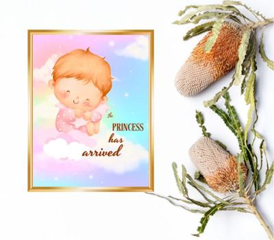 printable adorable baby feet art