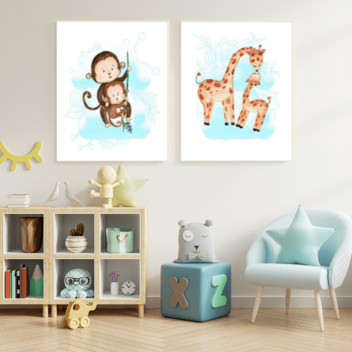 printable animal wall art sets