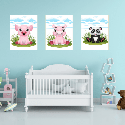printable baby animal wall art