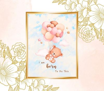 printable cute as a button art