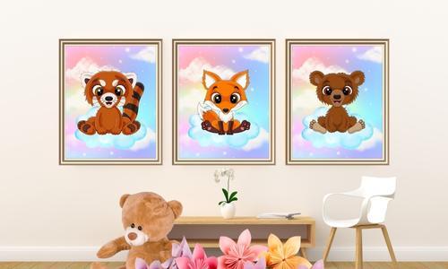 printable eccentric nursery wall art