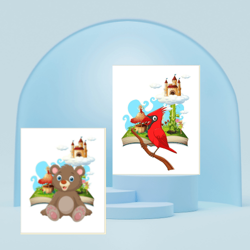 printable fantasy animal wall art