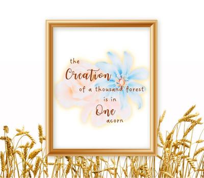 printable nature's beauty wall art