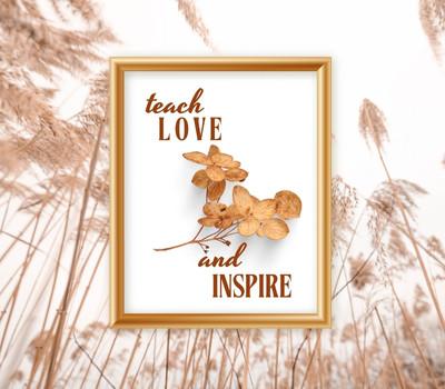 printable tender love wall art