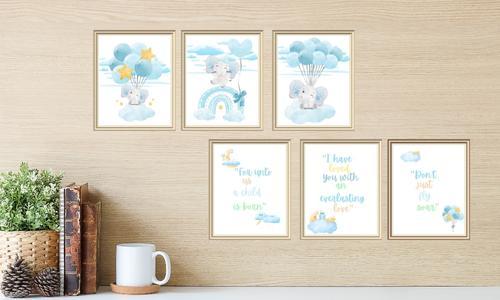 sweet safari wall art